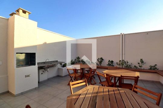 Área comum - Churrasqueira de apartamento à venda com 2 quartos, 42m² em Vila Sacadura Cabral, Santo André