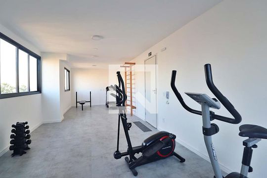 Área comum - Academia de apartamento à venda com 2 quartos, 42m² em Vila Sacadura Cabral, Santo André