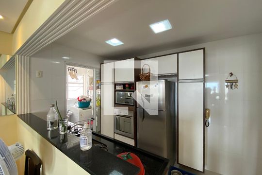 Cozinha de apartamento à venda com 3 quartos, 80m² em Centro, São Bernardo do Campo