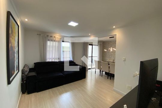 Sala de apartamento para alugar com 3 quartos, 89m² em Vila Euclides, São Bernardo do Campo