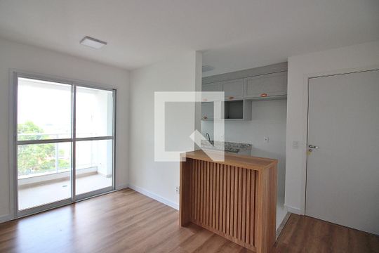 Sala  de apartamento para alugar com 1 quarto, 55m² em Vila Lusitânia, São Bernardo do Campo