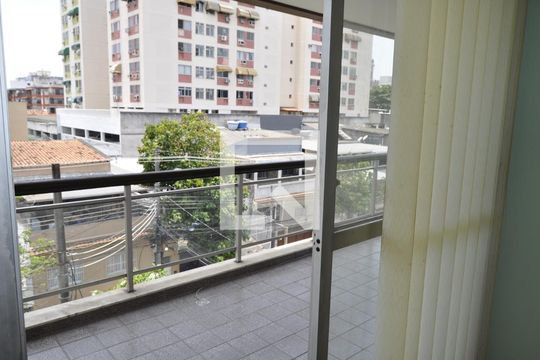 Varanda da Sala de apartamento para alugar com 3 quartos, 101m² em Todos Os Santos, Rio de Janeiro