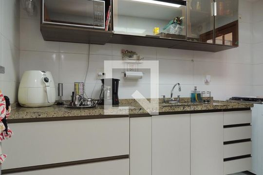 Cozinha - Armários de casa de condomínio à venda com 3 quartos, 110m² em Freguesia de Jacarepaguá, Rio de Janeiro