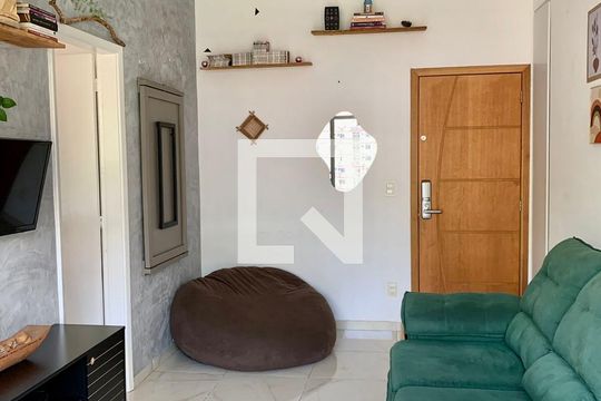 Sala de apartamento à venda com 1 quarto, 40m² em Riachuelo, Rio de Janeiro
