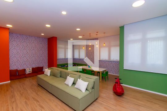 Área comum - Brinquedoteca de apartamento à venda com 1 quarto, 28m² em Vila Independência, São Paulo