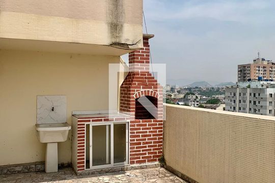 Churrasqueira Cobertura de apartamento à venda com 1 quarto, 100m² em Riachuelo, Rio de Janeiro
