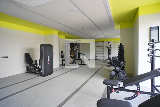 Área comum - Academia de apartamento para alugar com 2 quartos, 60m² em Jardim do Salso, Porto Alegre