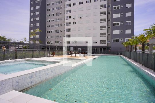Área comum - Piscina de apartamento para alugar com 2 quartos, 60m² em Jardim do Salso, Porto Alegre