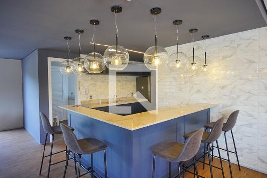 Área comum - Salão de festas de apartamento para alugar com 2 quartos, 60m² em Jardim do Salso, Porto Alegre