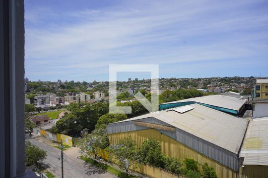 Suíte - Vista de apartamento para alugar com 2 quartos, 60m² em Jardim do Salso, Porto Alegre