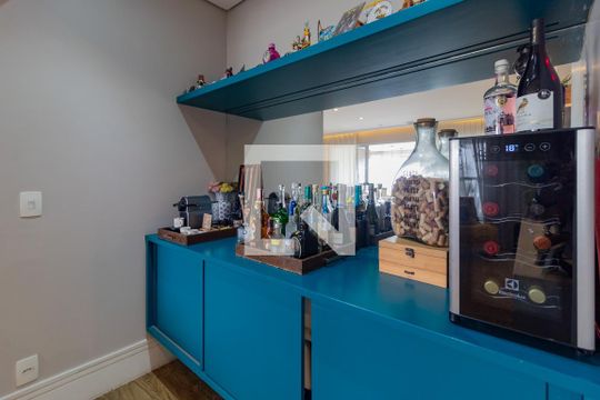 Bar Sala de estar de apartamento à venda com 4 quartos, 136m² em Jurubatuba, São Paulo