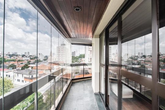 Sacada da Sala de apartamento à venda com 4 quartos, 150m² em Ipiranga, São Paulo