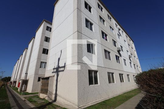 Fachada do bloco de apartamento para alugar com 2 quartos, 60m² em Rio Branco, Canoas
