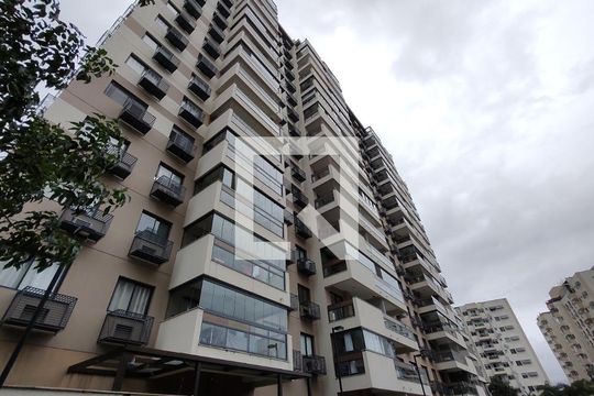Fachada do bloco de apartamento à venda com 3 quartos, 79m² em Jacarepaguá, Rio de Janeiro