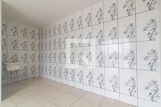 Cozinha e Área de Serviço de kitnet/studio para alugar com 1 quarto, 35m² em Cachoeira, Almirante Tamandaré