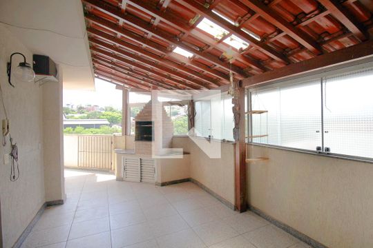 Varanda coberta de apartamento à venda com 4 quartos, 180m² em Santa Ines, Belo Horizonte