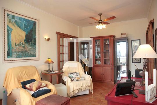 Sala de apartamento à venda com 3 quartos, 123m² em Centro Histórico, Porto Alegre