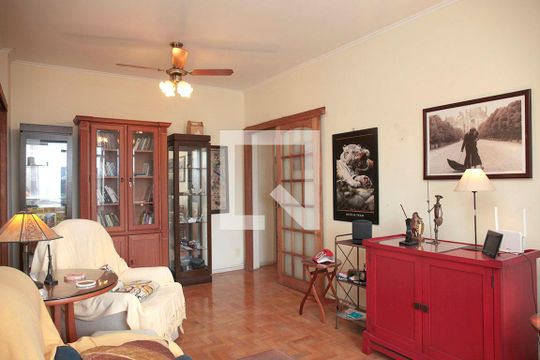 Sala de apartamento à venda com 3 quartos, 123m² em Centro Histórico, Porto Alegre