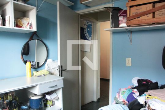 quarto 01 de apartamento à venda com 3 quartos, 63m² em Jaqueline, Belo Horizonte