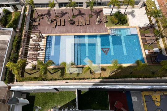 Vista da sacada de apartamento à venda com 2 quartos, 33m² em Água Branca, São Paulo