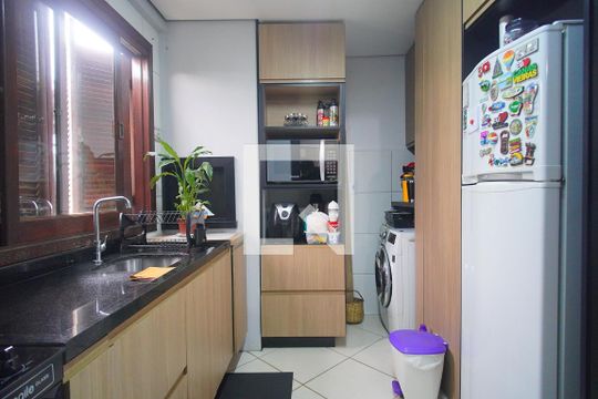 Cozinha de apartamento à venda com 2 quartos, 73m² em Scharlau, São Leopoldo