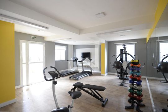 Área comum - Academia de apartamento para alugar com 1 quarto, 36m² em Liberdade, São Paulo