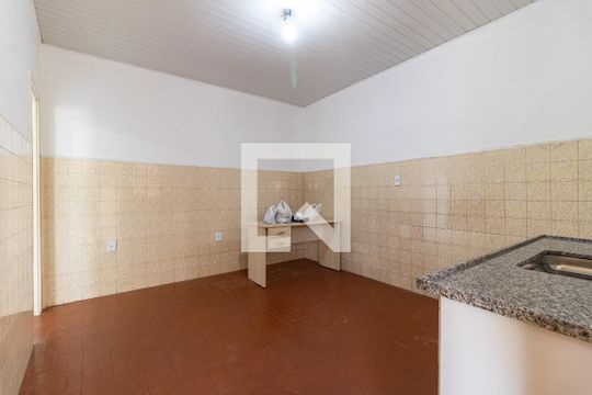 Cozinha de casa para alugar com 1 quarto, 45m² em Vila Gumercindo, São Paulo