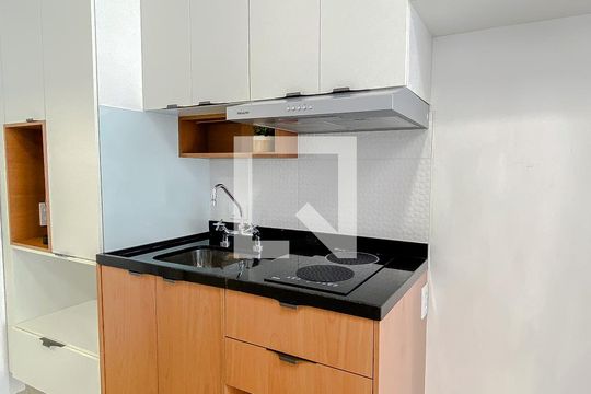 Cozinha de kitnet/studio à venda com 1 quarto, 25m² em Vila Mariana, São Paulo