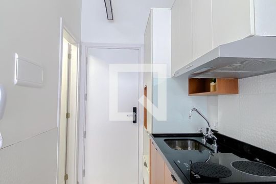 Cozinha de kitnet/studio à venda com 1 quarto, 25m² em Vila Mariana, São Paulo
