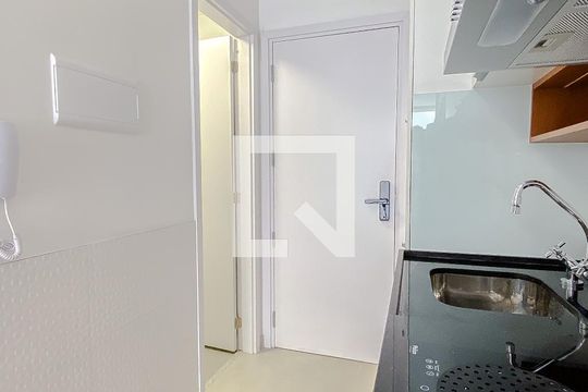 Cozinha de kitnet/studio à venda com 1 quarto, 25m² em Vila Mariana, São Paulo