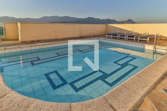 Área comum - Piscina de apartamento para alugar com 2 quartos, 110m² em Recreio dos Bandeirantes, Rio de Janeiro