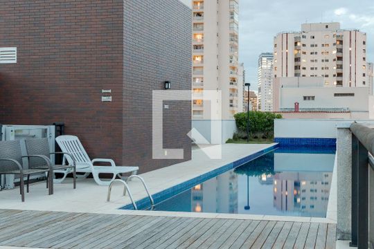 Piscina de kitnet/studio à venda com 1 quarto, 33m² em Cidade Monções, São Paulo