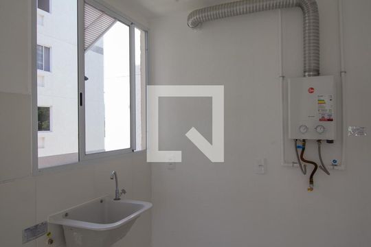 Cozinha e Área de Serviço de apartamento para alugar com 2 quartos, 43m² em Recreio dos Bandeirantes, Rio de Janeiro