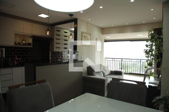 Sala de apartamento à venda com 3 quartos, 77m² em Centro, Osasco