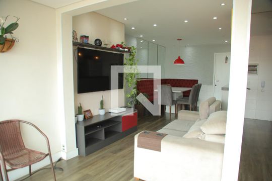 Sala de apartamento à venda com 3 quartos, 77m² em Centro, Osasco