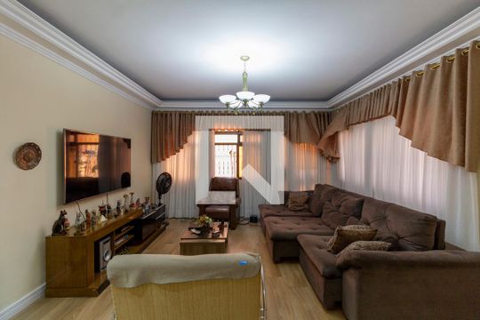Casa 1 - Sala  de casa à venda com 5 quartos, 500m² em Vila Ré, São Paulo
