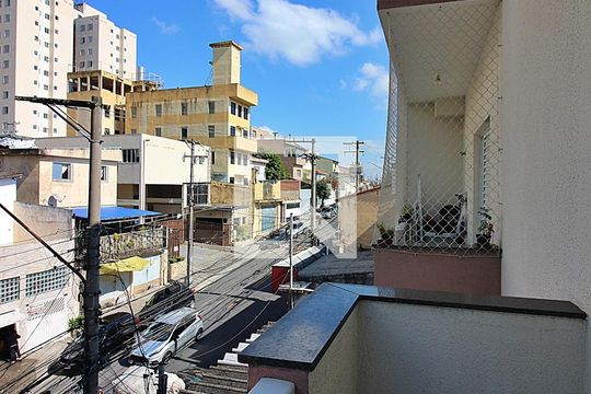 Varanda  de apartamento para alugar com 1 quarto, 48m² em Vila Planalto, São Bernardo do Campo