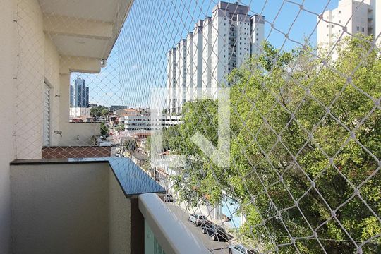 Varanda e Área de Serviço de apartamento para alugar com 1 quarto, 38m² em Vila Planalto, São Bernardo do Campo