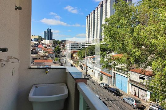 Varanda e Área de Serviço de apartamento para alugar com 1 quarto, 48m² em Vila Planalto, São Bernardo do Campo