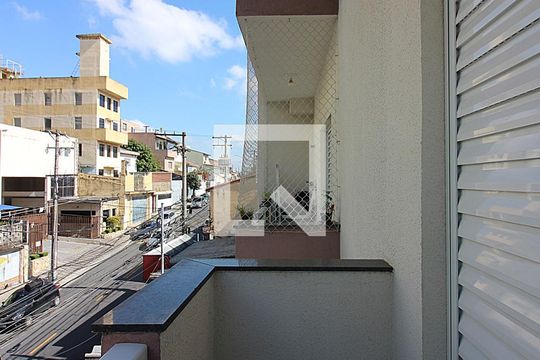 Varanda e Área de Serviço de apartamento para alugar com 1 quarto, 48m² em Vila Planalto, São Bernardo do Campo