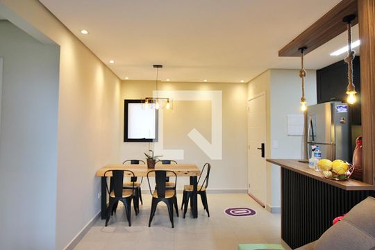Sala de apartamento à venda com 2 quartos, 58m² em Centro, São Bernardo do Campo