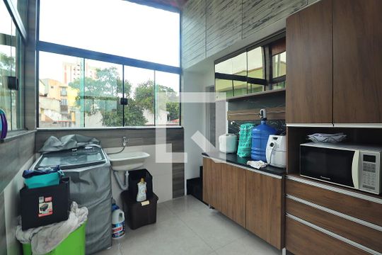 Área de Serviço de apartamento à venda com 2 quartos, 129m² em Vila Francisco Matarazzo, Santo André
