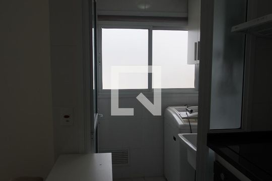 Cozinha e Área de Serviço de kitnet/studio para alugar com 1 quarto, 43m² em Vila Arens, Jundiaí
