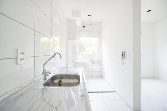 Cozinha de apartamento para alugar com 2 quartos, 42m² em Jardim América da Penha, São Paulo