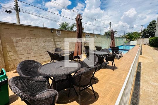 Área comum de apartamento para alugar com 2 quartos, 46m² em Parque Oeste Industrial, Goiânia