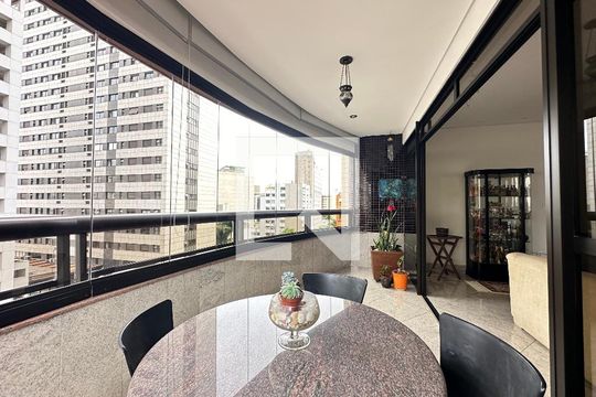 Varanda da Sala de apartamento à venda com 4 quartos, 210m² em Funcionários, Belo Horizonte