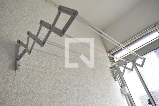 Área de Serviço - Varal de apartamento para alugar com 2 quartos, 43m² em Campo Grande, Rio de Janeiro