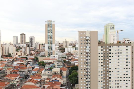 Sala - Vista de kitnet/studio à venda com 1 quarto, 28m² em Vila Dom Pedro Ii, São Paulo