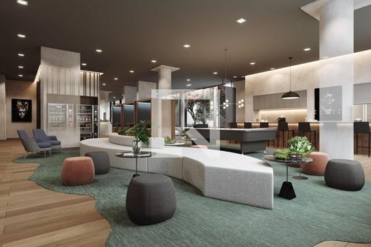 Área comum - Salão de kitnet/studio para alugar com 1 quarto, 30m² em Vila Mariana, São Paulo