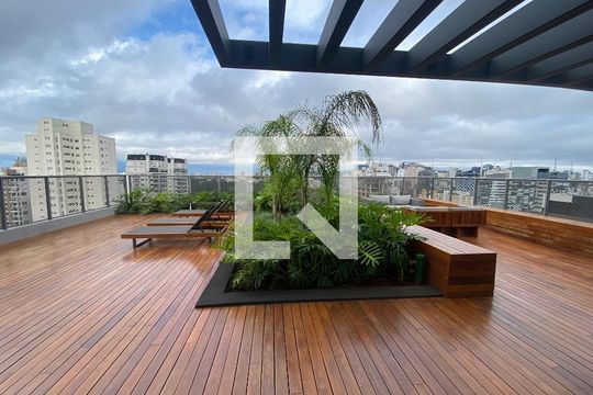 Área comum de kitnet/studio à venda com 1 quarto, 36m² em Pinheiros, São Paulo